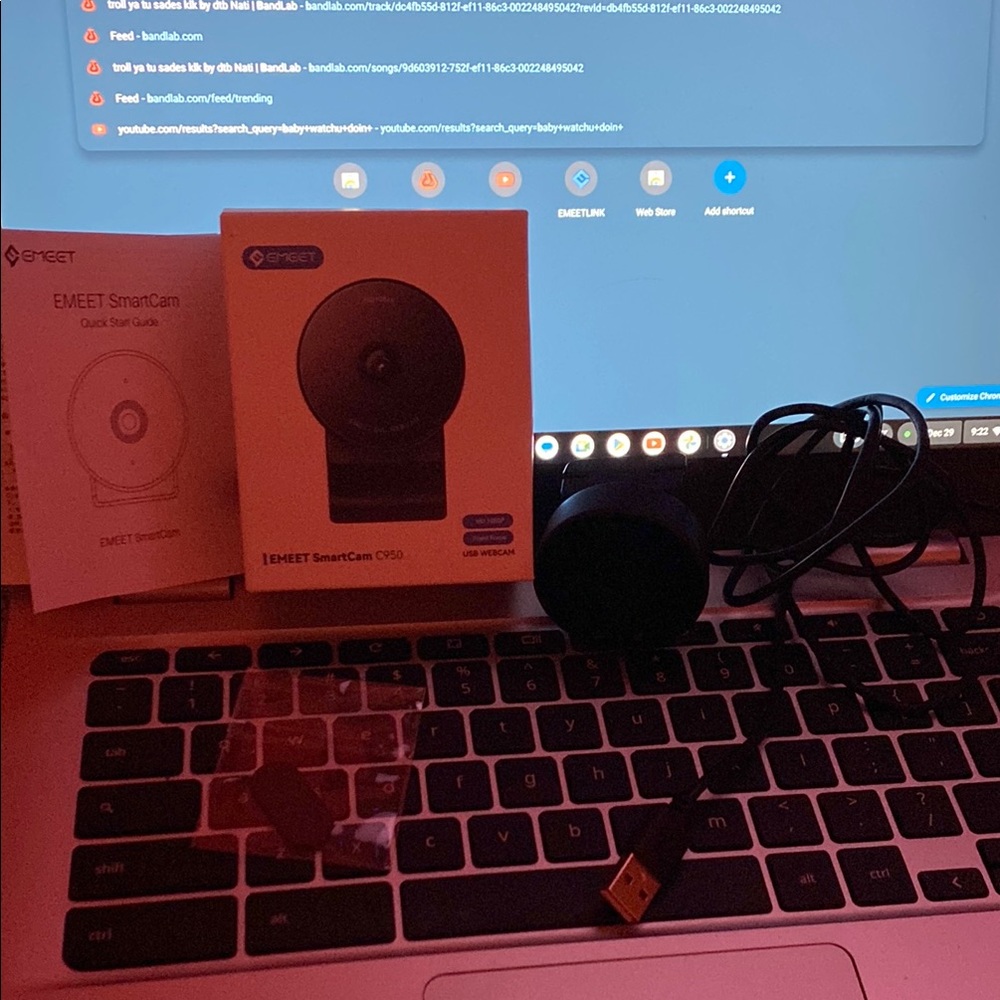 eMeet SmartCam CP50 Webcam - Black